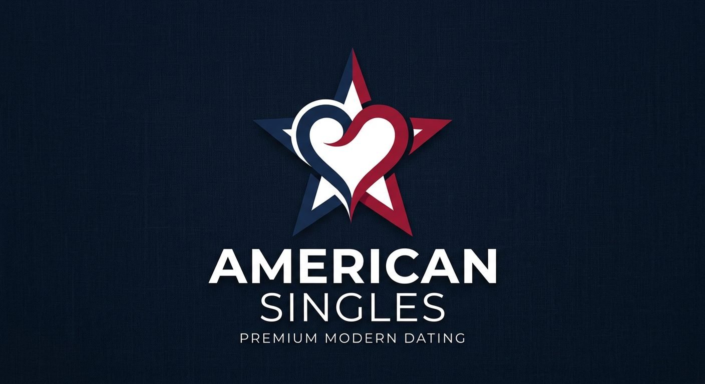 American Singles emblem: interlocked star and heart in red, white and blue